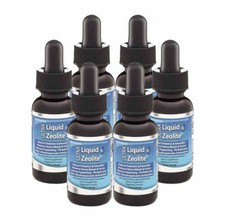 Ultra Liquid Zeolite Enhanced DHQ 6- 1 oz Bottles safety sealed Liquified Detox