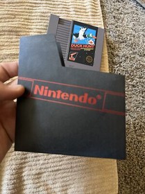 Nintendo NES 1985 Duck Hunt Gloss Sticker Seal Black Box Test Market RARE!