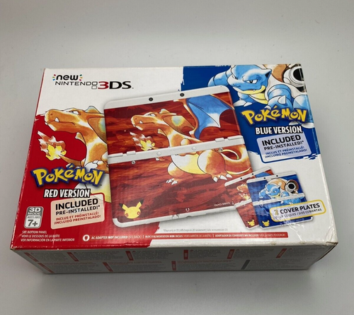 Pokemon 20th Anniversary Red Blue Nintendo 3DS Console Complete Box Near Mint 45496781941 EBay