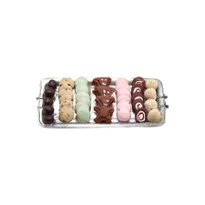 Vintage Miniature Dollhouse Assorted Bakes Cookies On Tray Kitchen Accessory
