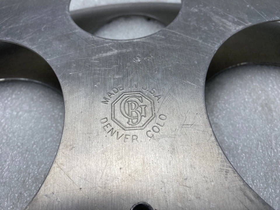 CARRETE DE ALUMINIO GOLDBERG 35 MM 18 1/2 PULGADAS DE DIÁMETRO. HERMOSA PANTALLA O PARA PELÍCULA Foto 2 de 4