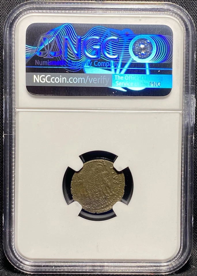 Constantine I the Great 307-337 AD, Roman Empire AE3/4 Bi Nummus Bible Coin, NGC - Image 3 of 4