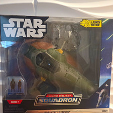 Micro Galaxy Squadron Star Wars Series 1 Boba Fett s Starship Launch Edition