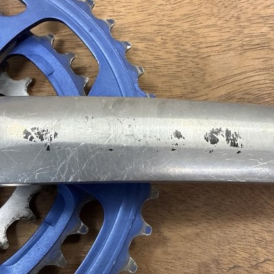 CODA クランク 175 94 シルバー スギノ シマノ オールド MTB CODA Sugino Mountain Bike Triple Crankset 175mm 94/58 42/32/22
