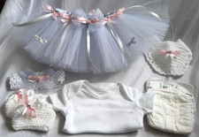 Reborn baby dolls clothes and accessories bundle to fit 20/22inch doll. 521