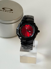 Oakley Blade Style 2000s Uhr - rotes Zifferbl...