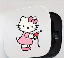 Hello Kitty Gas Tank Gauge Empty Car Decal Sticker 5x5 In Free Shipping