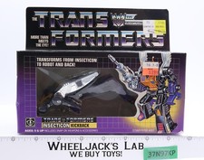 Kickback G1 Transformers 1985 Hasbro Action Figure NEW MIB MOSC MINT ON CARD