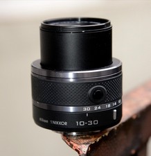 NIKON 1Nikkor 10-30mm 1:3,5-5,6 VR Zoomobjektiv schwarz defekt? 