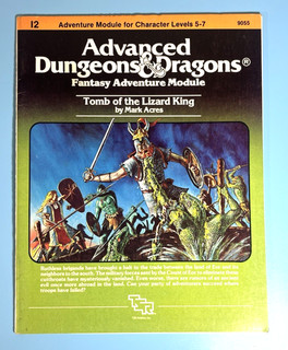 Dungeons & Dragons Tomb of the Lizard King Module I2 TSR AD&D