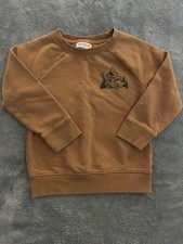 Cat  Jack Brown Boys Pullover Sweatshirt Size 21 Long Sleeve Explore Graphic