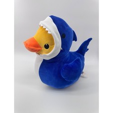 Disfraz de pato de peluche Sharky Quackers en tiburón | Peluche súper suave 14" usado