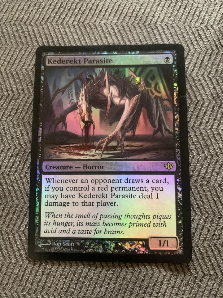 Kederekt Parasite Conflux Foil Rare Creature MTG Magic The Gathering - Image 2 of 4