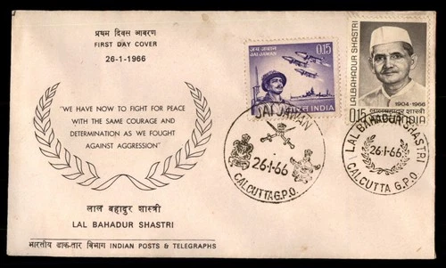 Mayfairstamps India FDC 1966 Lal Bahadur Shastri First Day Cover aax_25255