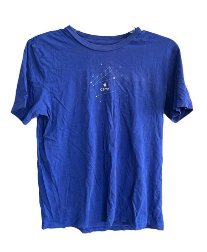 Y2K Apple Camp T-shirt Unisex Promotional Make Movie Magic Graphic Size Large