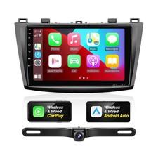for Mazda 3 Radio Upgrade Compatible with Wireless Carplay Android Auto,Car S...