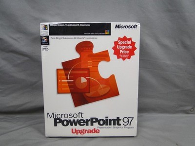 Microsoft Office 97 Upgrade CD Rom Big Box Windows 95 NT Workstation Sealed NOS