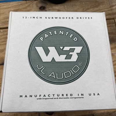 JL Audio 12W3v3-2 12'' Subwoofer Driver - Black W3 500w Brand New