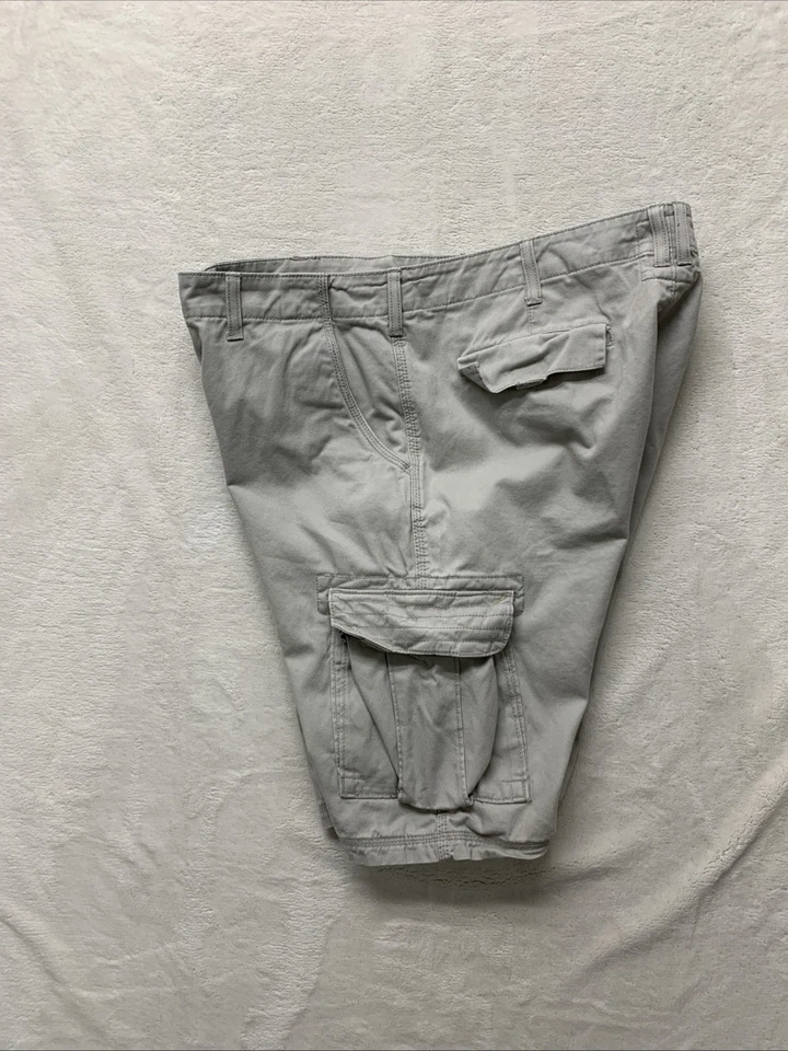 Pantalones Cortos de Carga Urban Pipeline Para Hombre 38 Gris Claro Bolsillos Pesca Camping Foto 4 de 4