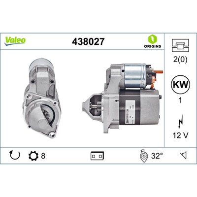 Starter VALEO ORIGINS NEW VALEO 438027