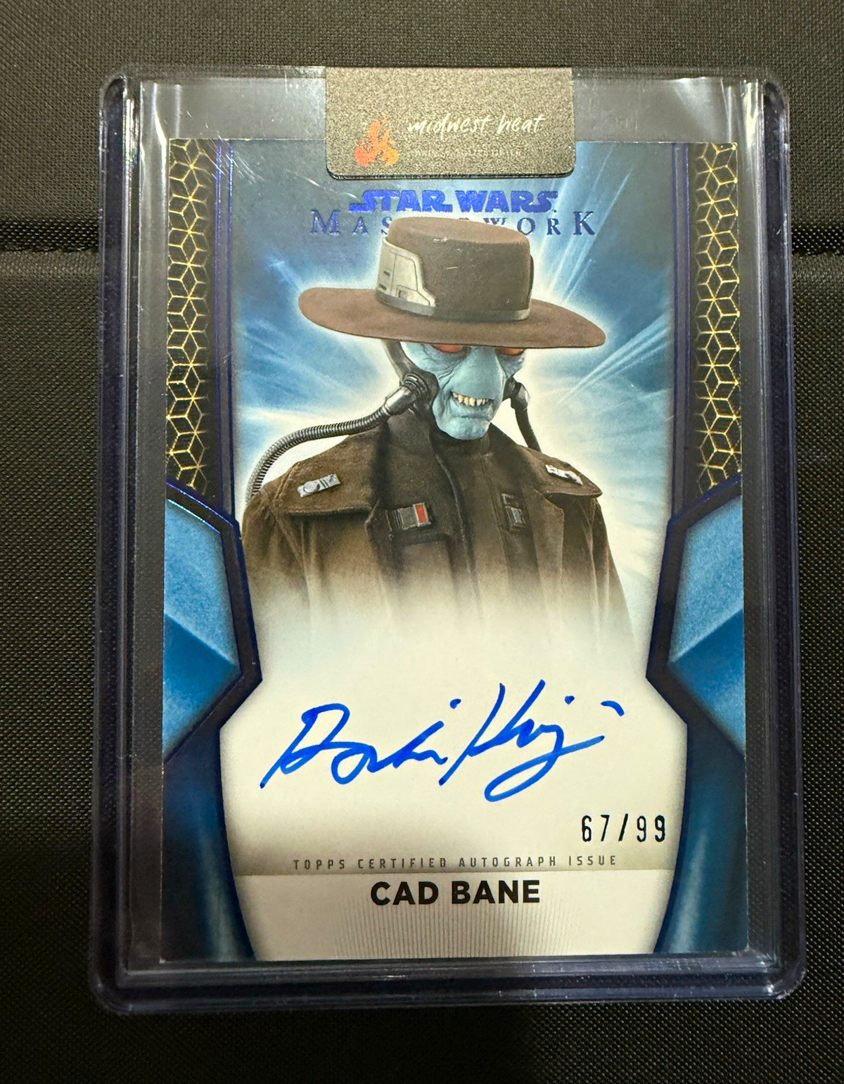 2025 Topps Star Wars Masterwork Cad Bane Dorian Kingi Auto /99 #A-DO
