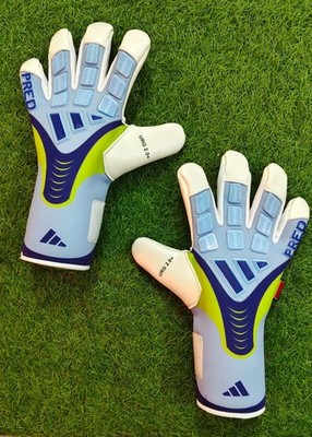 Goalkeeper gloves size 8  9 10, German Latex 4mm Pro quality with straps