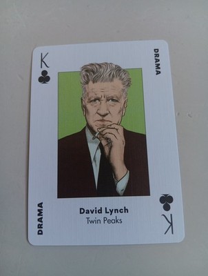 David Lynch Card Twin Peaks King Of Clubs T.V. Genius Playing Card