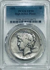1921 Peace Silver Dollar PCGS VF20 Key Date Peace/High Relief
