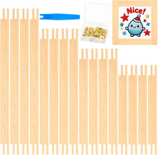 16Pcs Needlepoint Stretcher Bars, 4 Sizes Wooden Canvas Stretcher Bars for Needl