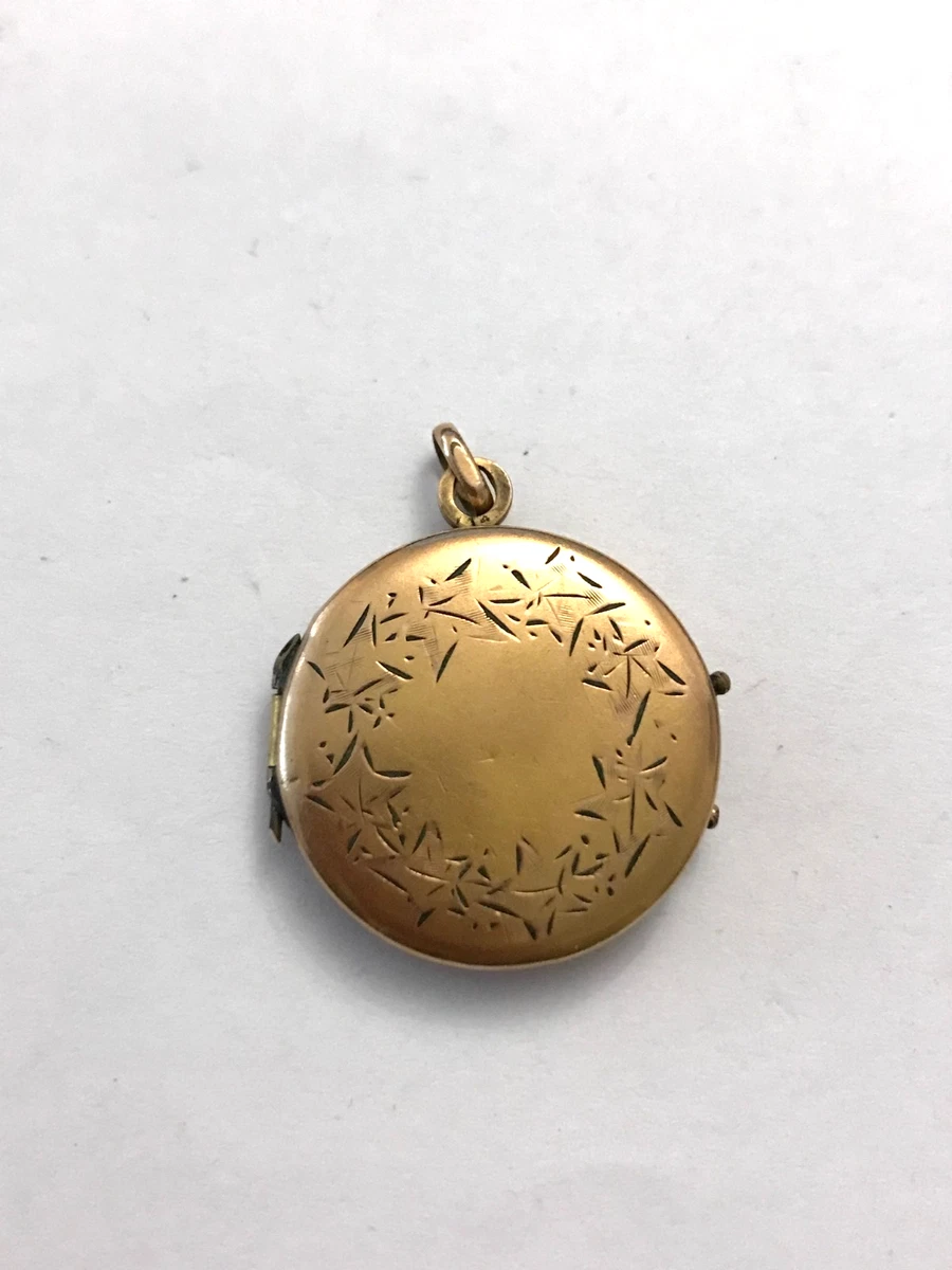 Médaillon Pendentif En Argent,double Face époque Fin XVIIeme