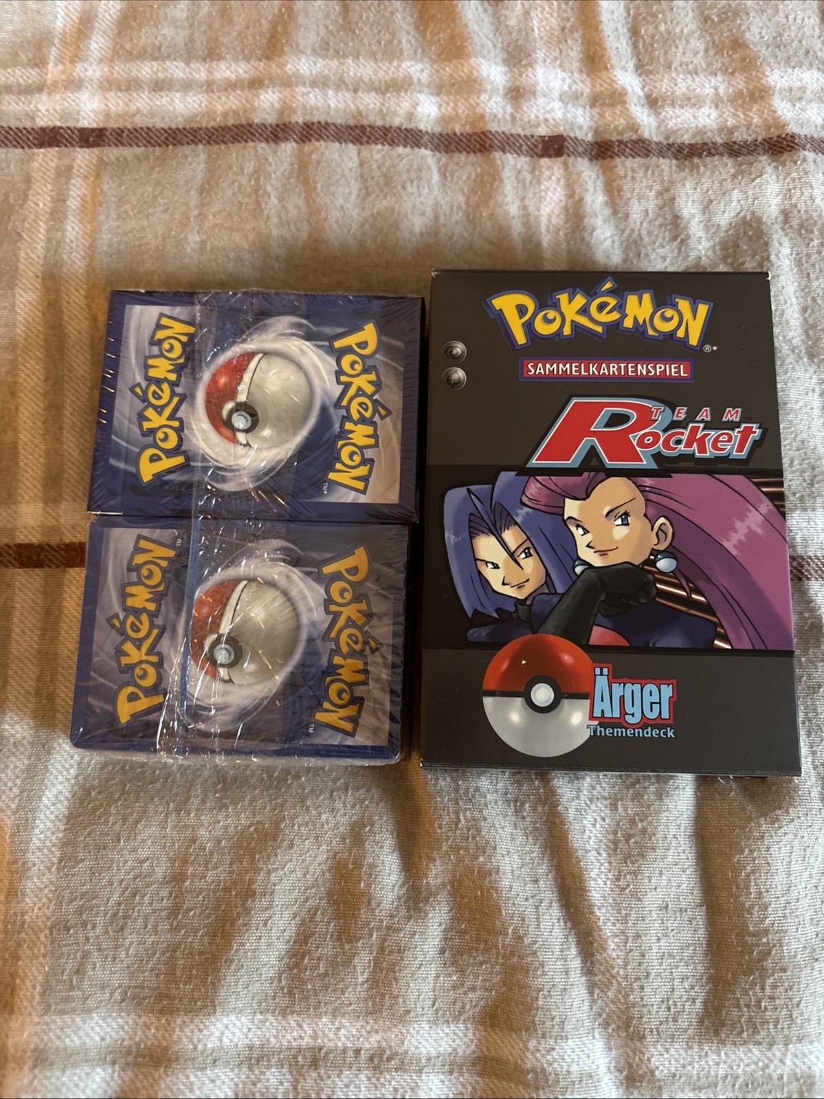 Vintage Pokemon Themendeck Ärger - Inhalt Sealed - OVP