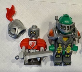 Lego Minifigure Macy Bot NEX049 NEXO Knights Minifig Rare 70319 Lot W/ Aaron Fox