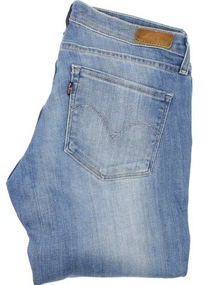 Levi's 680 Ankle Zip Damen Blau Skinny & Slim Stretch Jeans W27 L34 (37778)