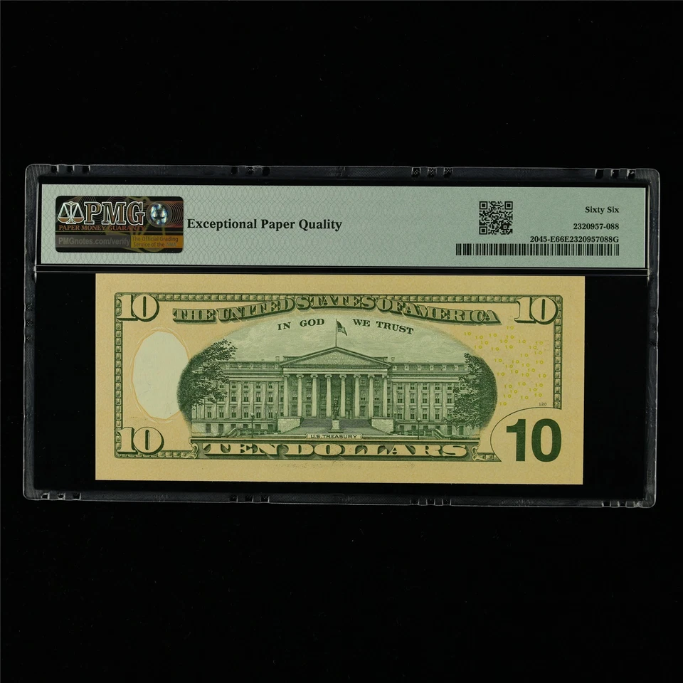 2017A Federal Reserve Note Richmond 10 Dollars Fr#2045-E PMG 66 EPQ Gem UNC - Image 2 of 4