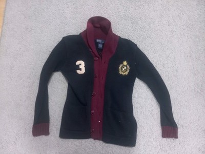 Vintage Polo Ralph Lauren Strickjacke im Preppy / Ivy League Stil.