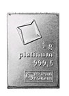 Valcambi Suisse 1 Gram Platinum Bar .9995 Fine Platinum! — photo 1