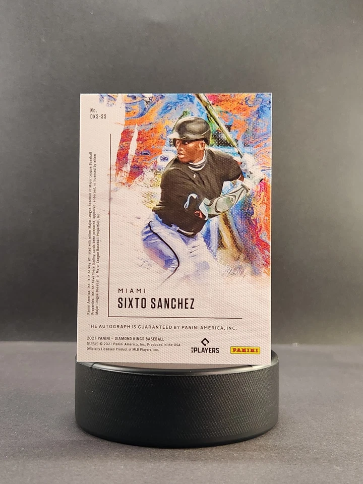 Sixto Sanchez 2021 PANINI DIAMOND KINGS SIGNATURES AUTO #DKS-SS RAYS /99 - Image 2 of 2
