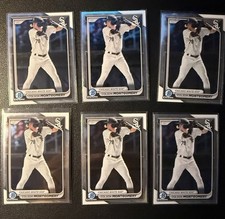 2024 Bowman Chrome Colson Montgomery 6 Card Prospect Lot