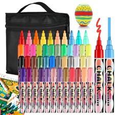 46 Colors Liquid Chalk Markers for Blackboards,Christmas Pen Liquid Chalk Pen...