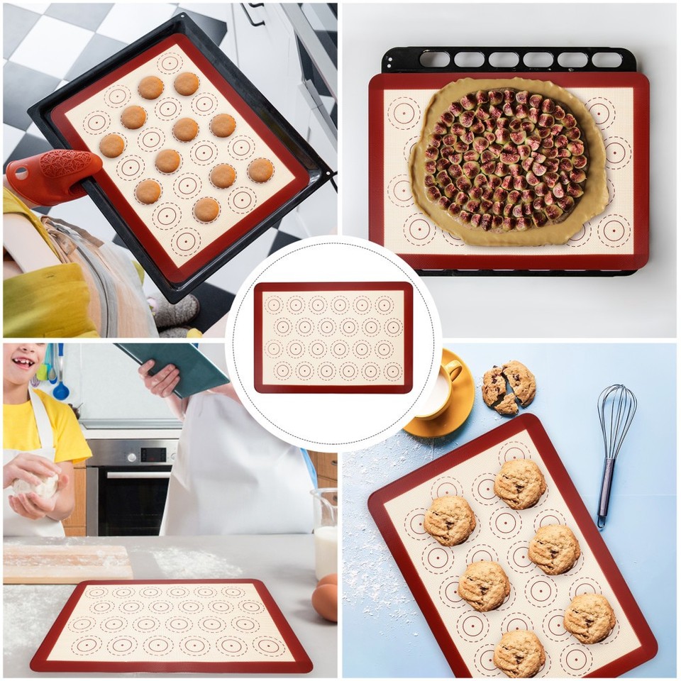 Silicone Baking Mat Non Stick Baby Cake Mats Nonstick Reusable Pads ...