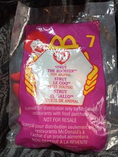 McDonald's TY Strut The Rooster Toy Animal 1999.