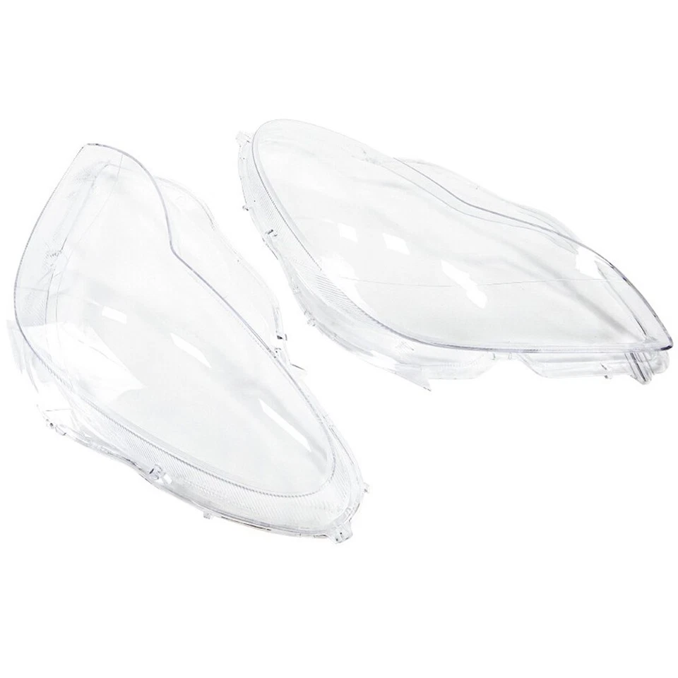 Cubierta de lente de faros 2 piezas para Mercedes Benz W219 CLS350 CLS500 CLS550 2006-2011 Foto 4 de 4