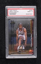 1998-99 Topps Finest Vince Carter #230 PSA 9 MINT Rookie RC HOF