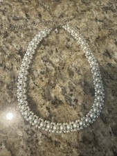 Vintage Faux Pearl Collar Necklace Length