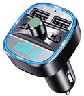 (Upgraded) FM Transmitter, Bluetooth Car Adapter MP3 Player, Hands-Free
