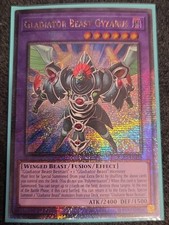 Yugioh Gladiator Beast Gyzarus RA03-EN198 Quarter Century Rare 1st Ed NM
