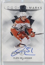2024-25 Upper Deck The Cup Logo Marks Olen Zellweger #LM-OZ Rookie Auto RC