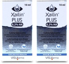 Xailin Plus 0.2% HA Preservative Free Eye Drops 10ml x2