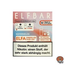 ELFBAR ELFA POD Watermelon 20mg/ml Nikotin &agrave; 2 Pods