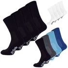 Dr.Socks - 4 Pairs Non Elastic Extra Wide Diabetic Bamboo Socks for Men